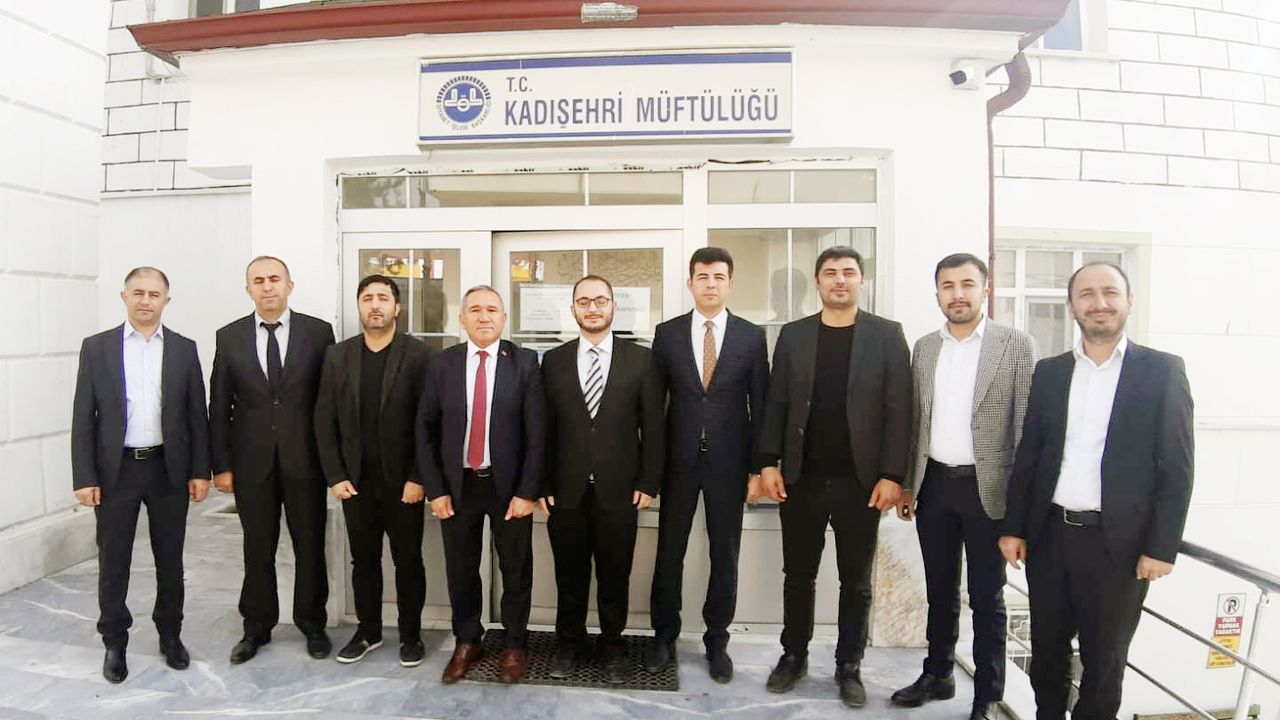 İlçe Milli eğitim Müdürü Nuri Aksoy, Şahin'i ziyaret etti