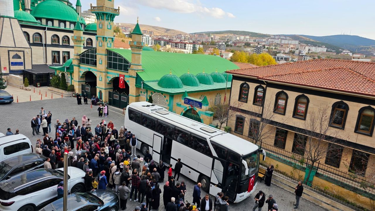Yozgat'tan kutsal topraklara uğurlandılar 