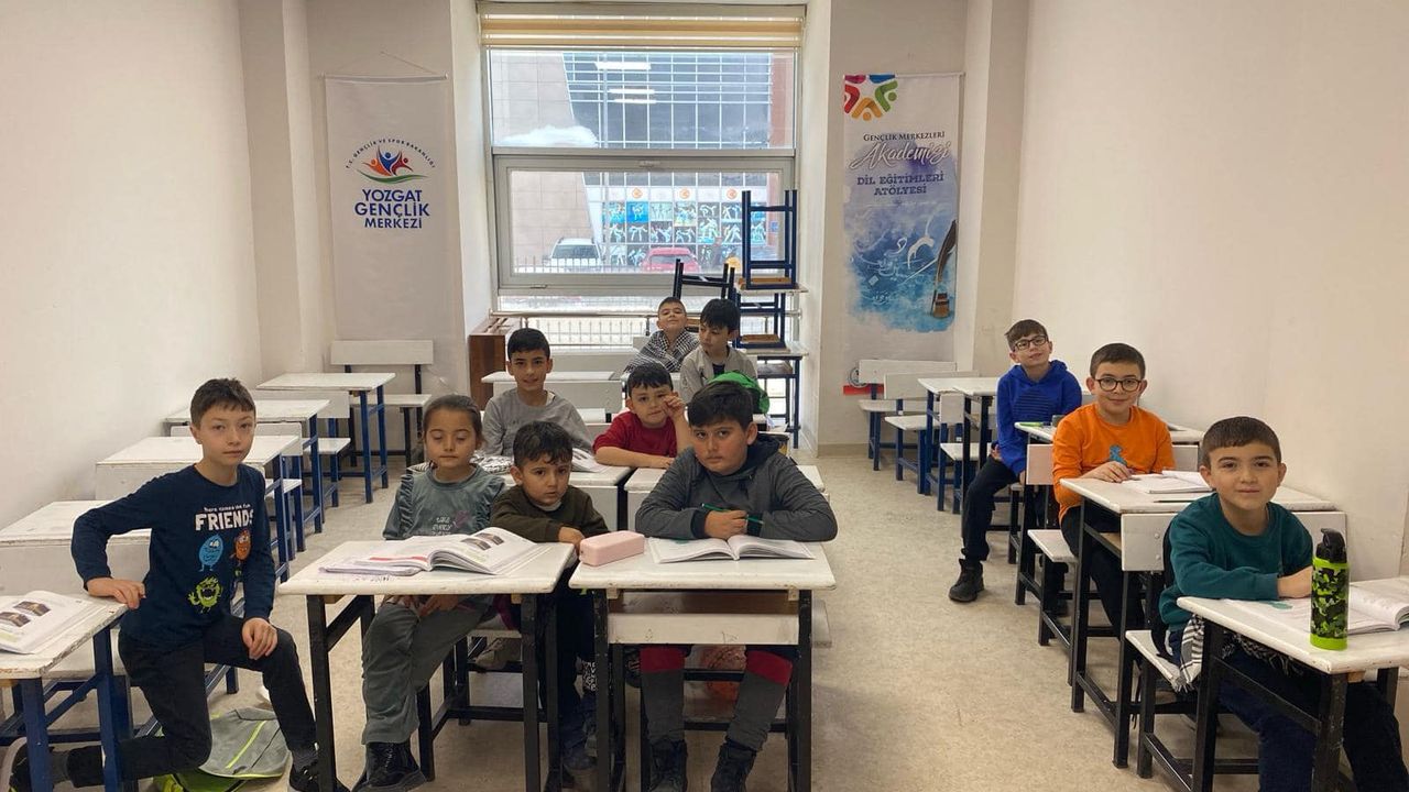 Yozgat'ta çocuklar değerlerini öğreniyor