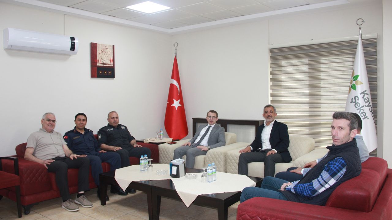 Kaymakam Serttaş, şeker fabrikasını ziyaret etti