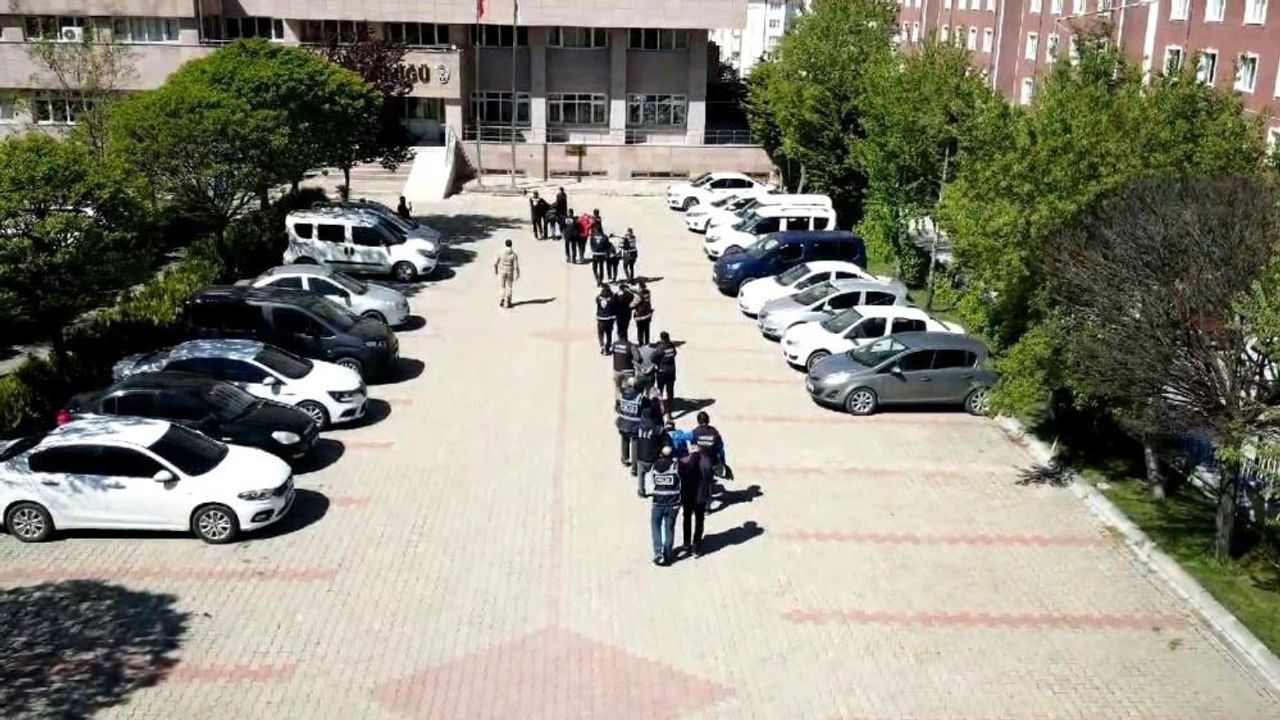 Yozgat'ta uyuşturucuya darbe: 13 şüphelinin 10'u tutuklandı!