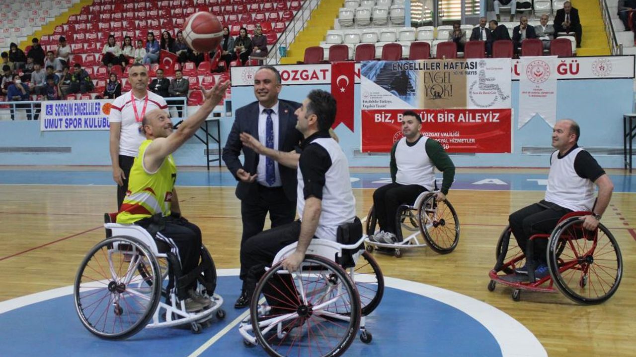 Yozgat'ta basketler engeller için atıldı!
