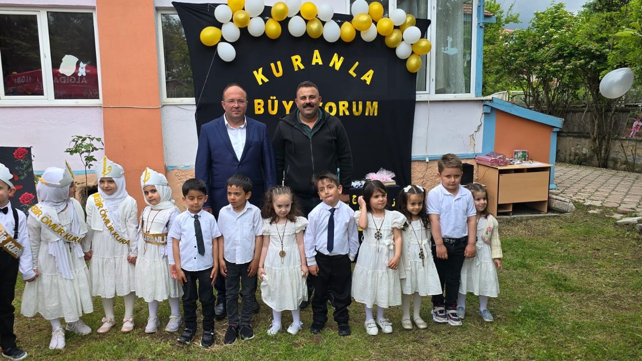 Minikler mezun oldu
