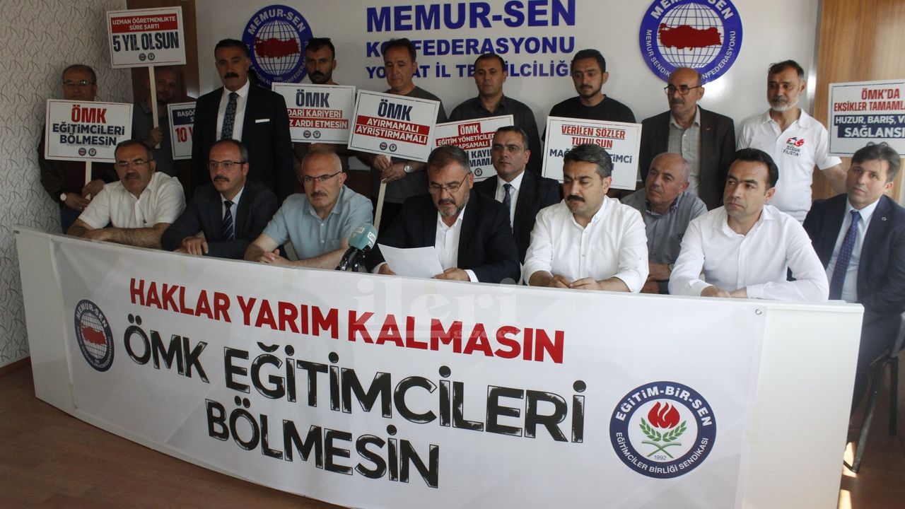 Eğitim Bir Sen Yozgat'ta meslek kanununa dair açıklama yaptı!