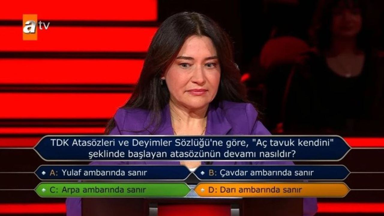 Milyoner programında bir ilk!