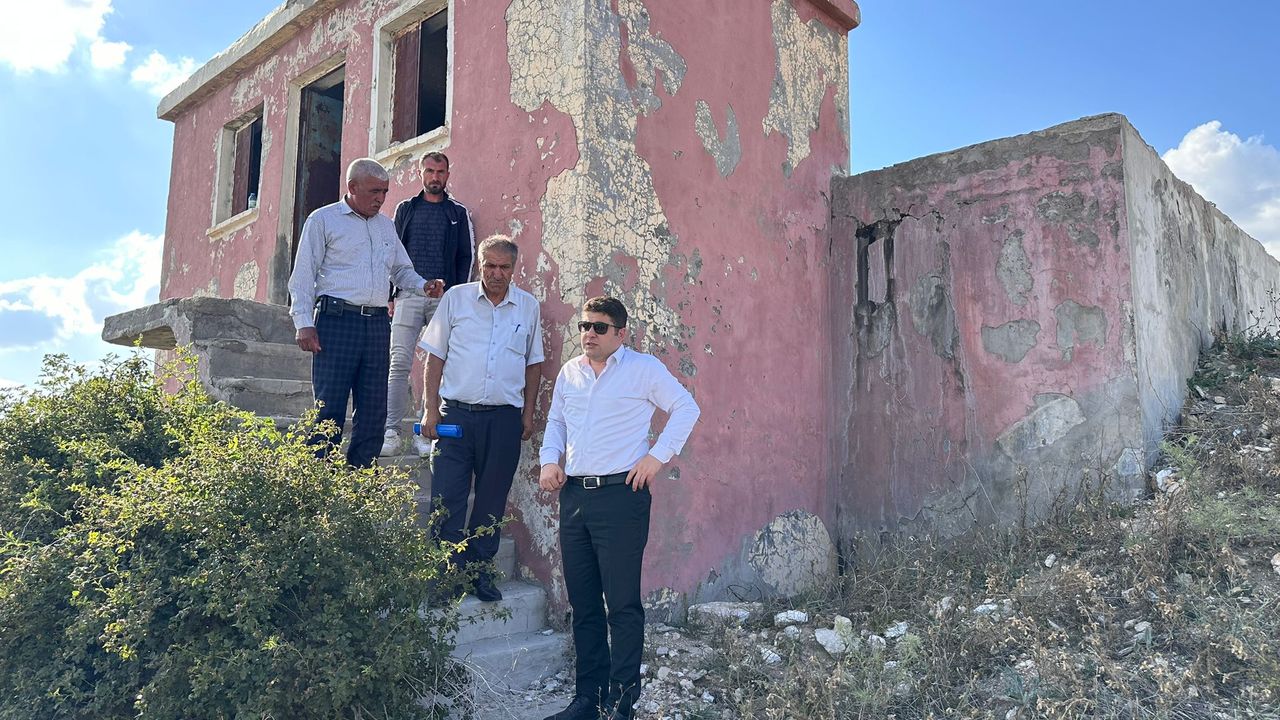 Kaymakam çalışmaları yerinde inceledi