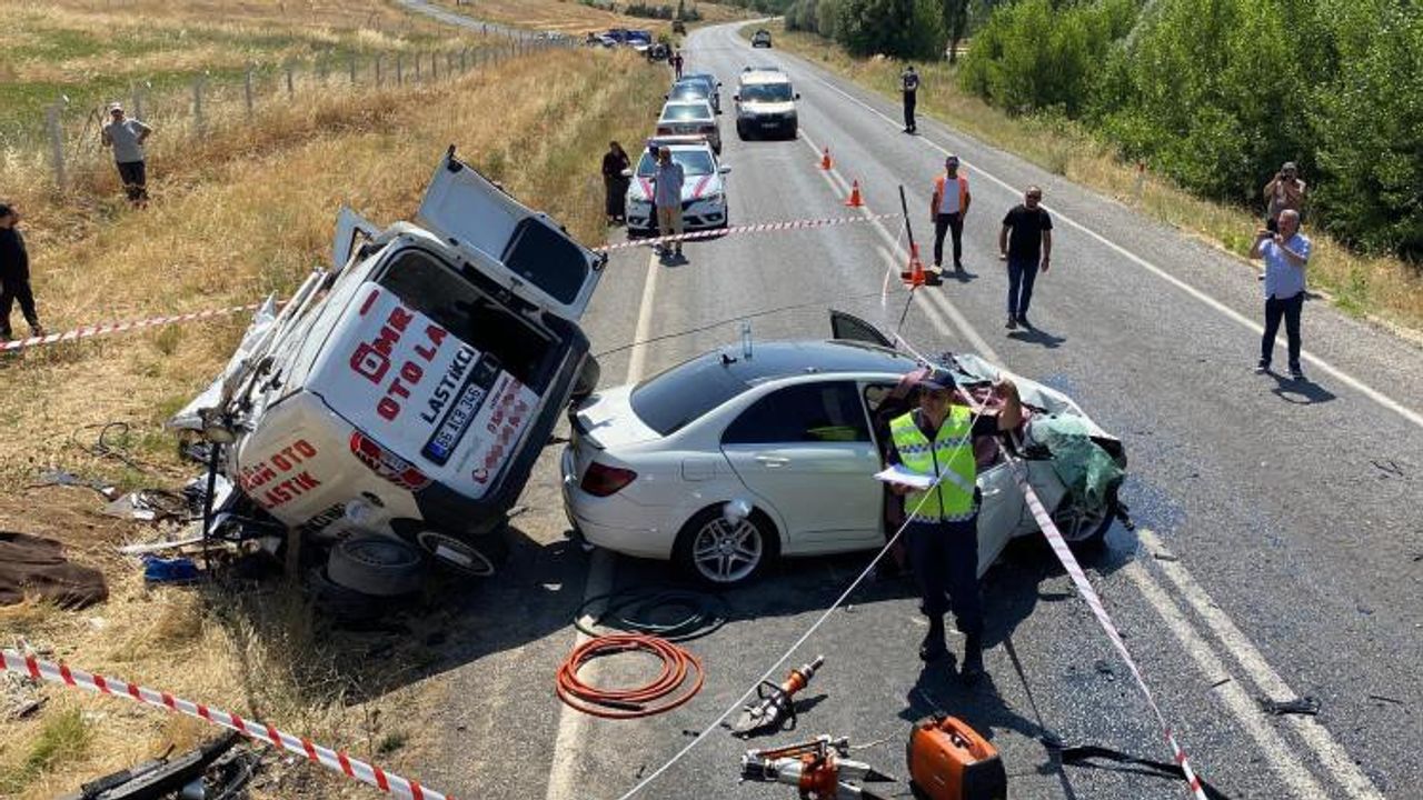 Yozgat'ta korkunç kaza! Çok sayıda kişi öldü