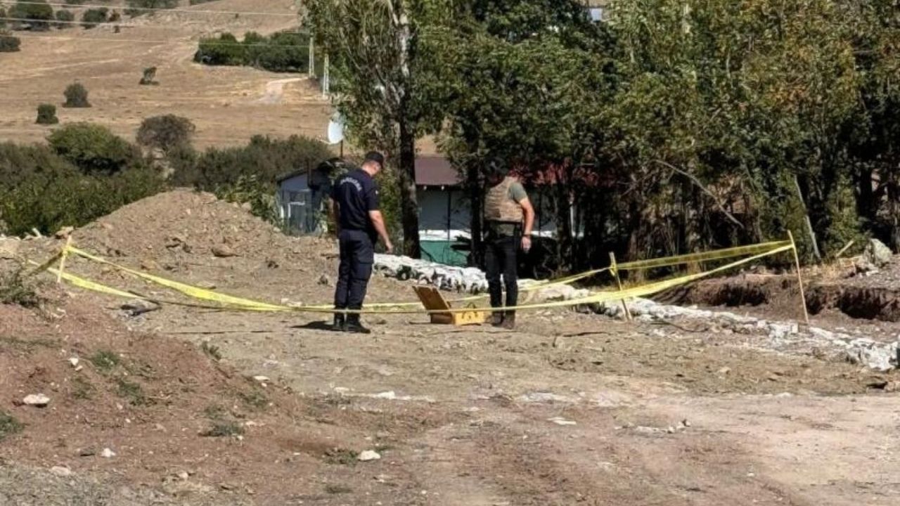 Sorgun'da patlamamış top mermisi bulundu!