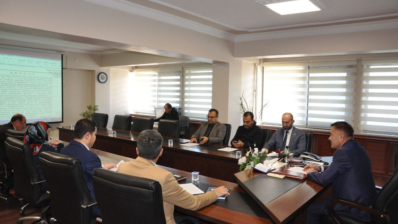 Yozgat İl Encümeni toplandı: Önemli kararlar alındı!