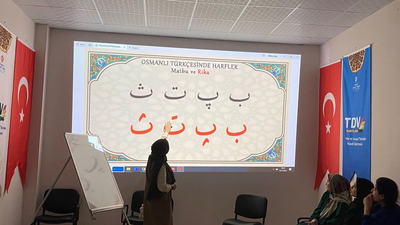 Çekerek'te Osmanlıca dersleri başladı