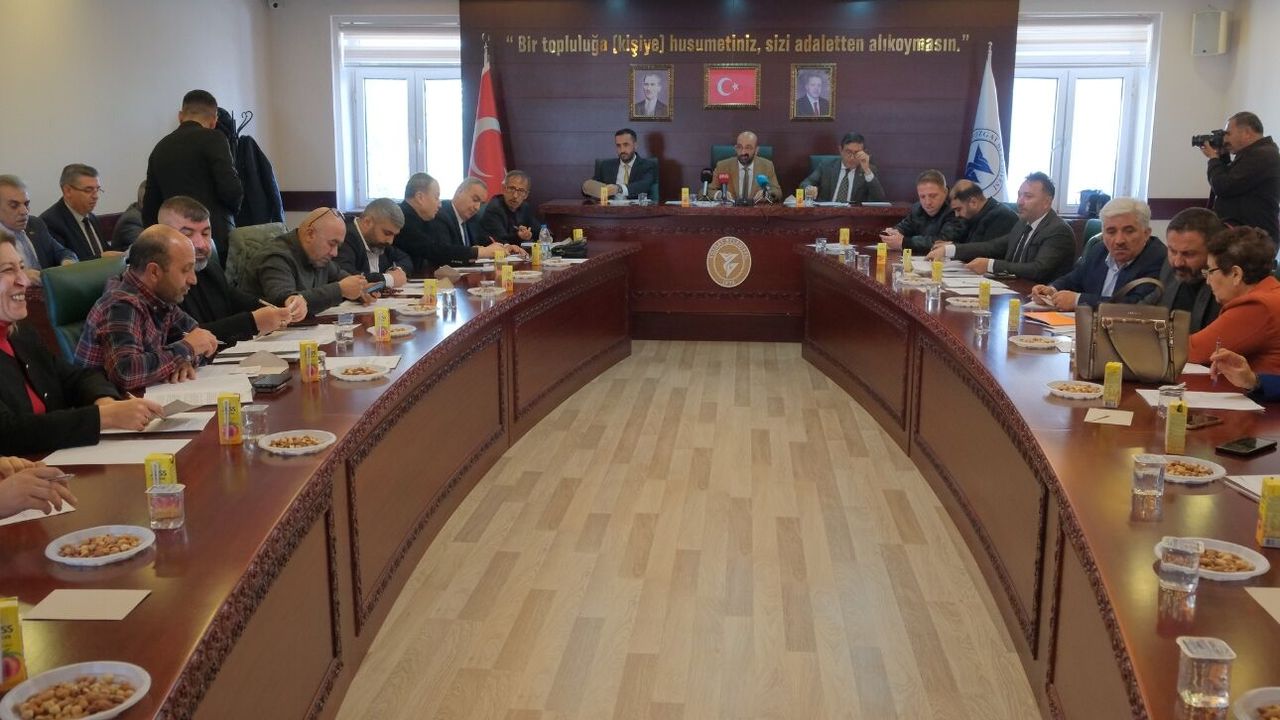Yozgat Belediyesinde yılın ilk toplantısı yapıldı