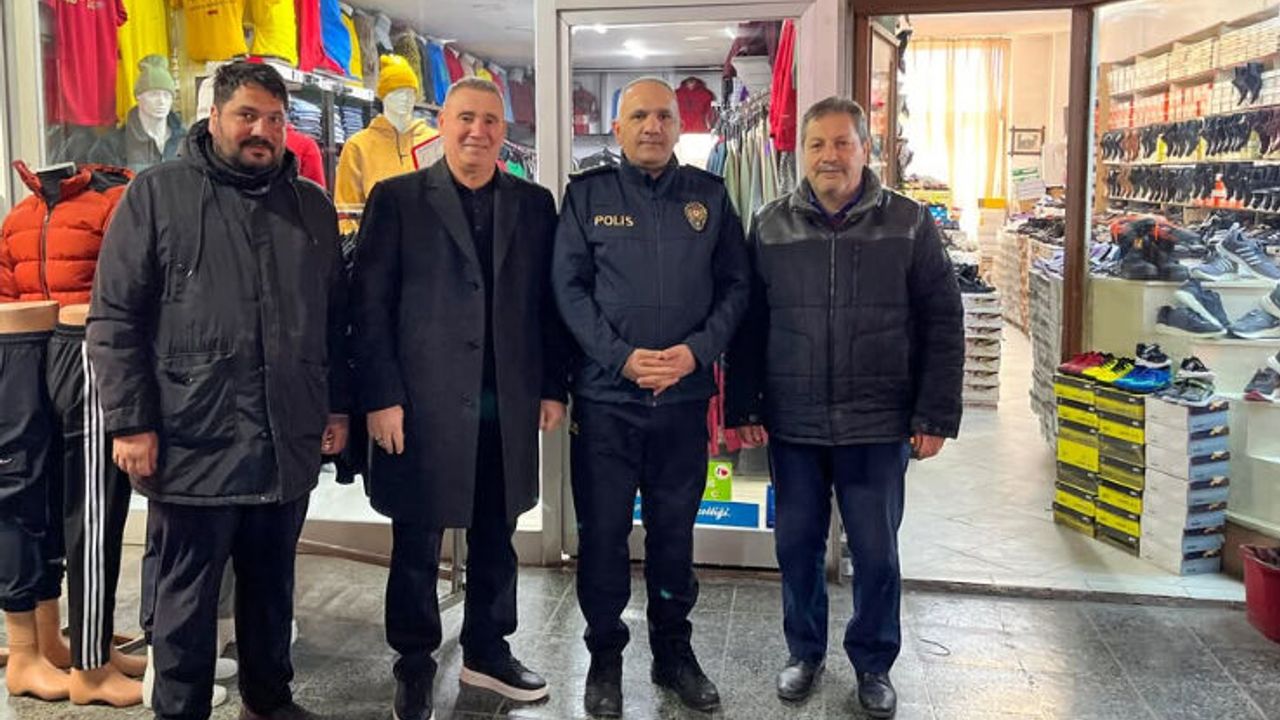 Yozgat İl Emniyet Müdürü Tecimer'den esnafa ziyaret