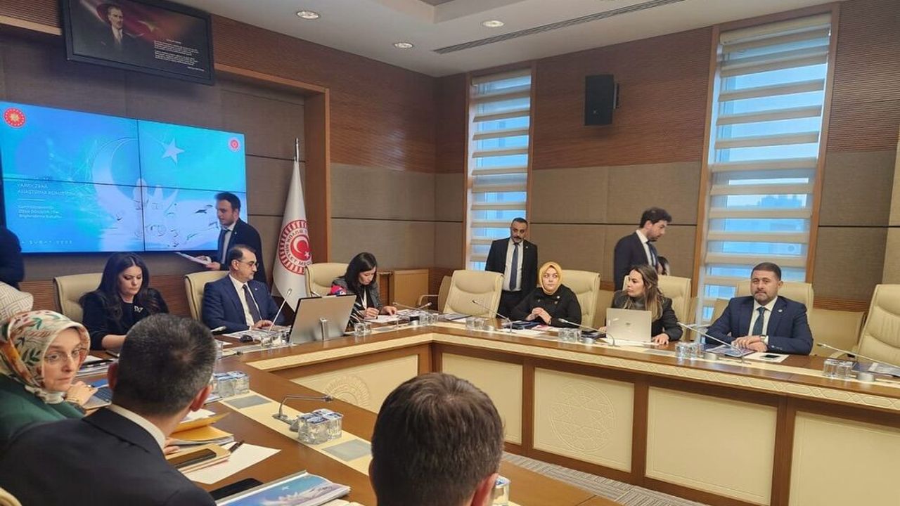 MHP Yozgat Milletvekili Sedef TBMM'de toplantıda!