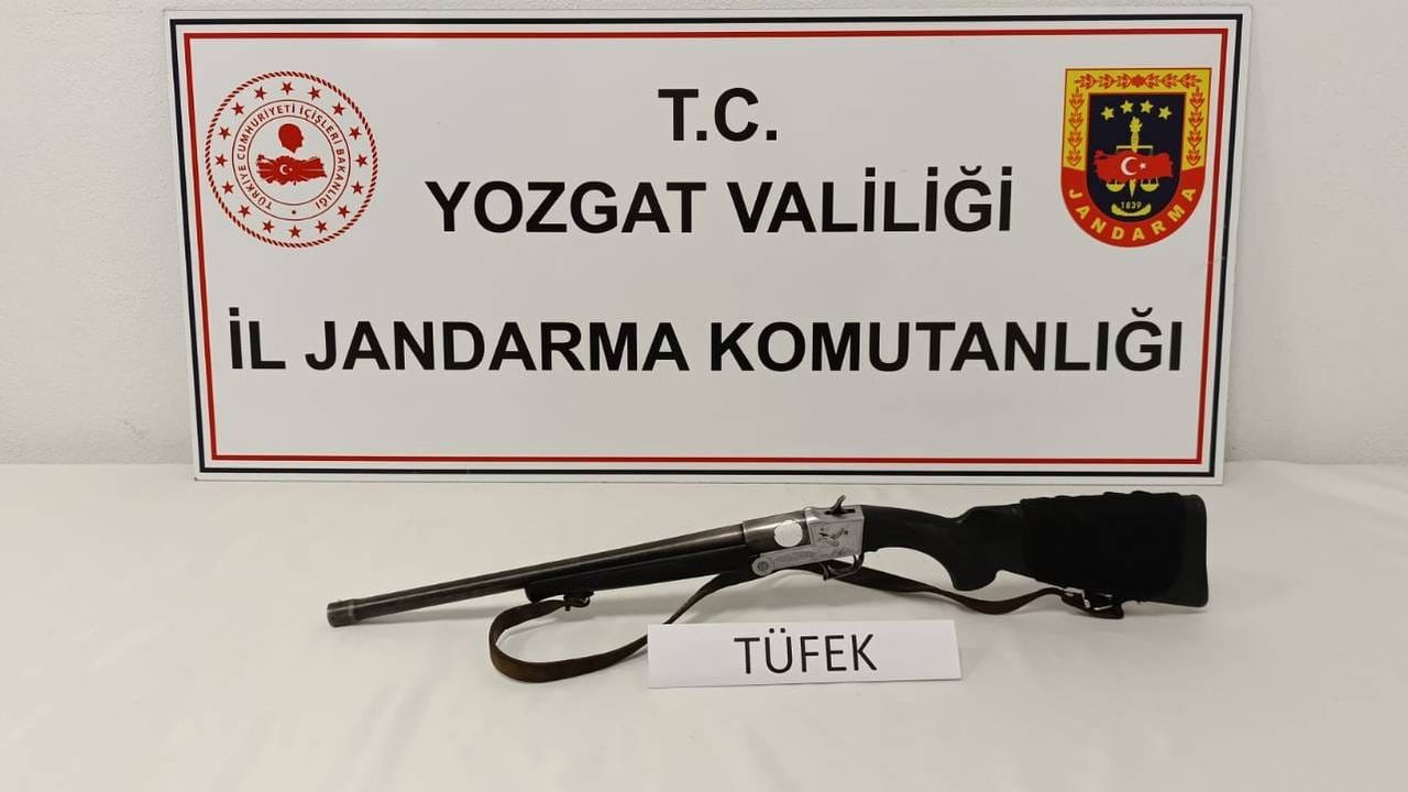Yozgat'ta av tüfeği ele geçirildi!