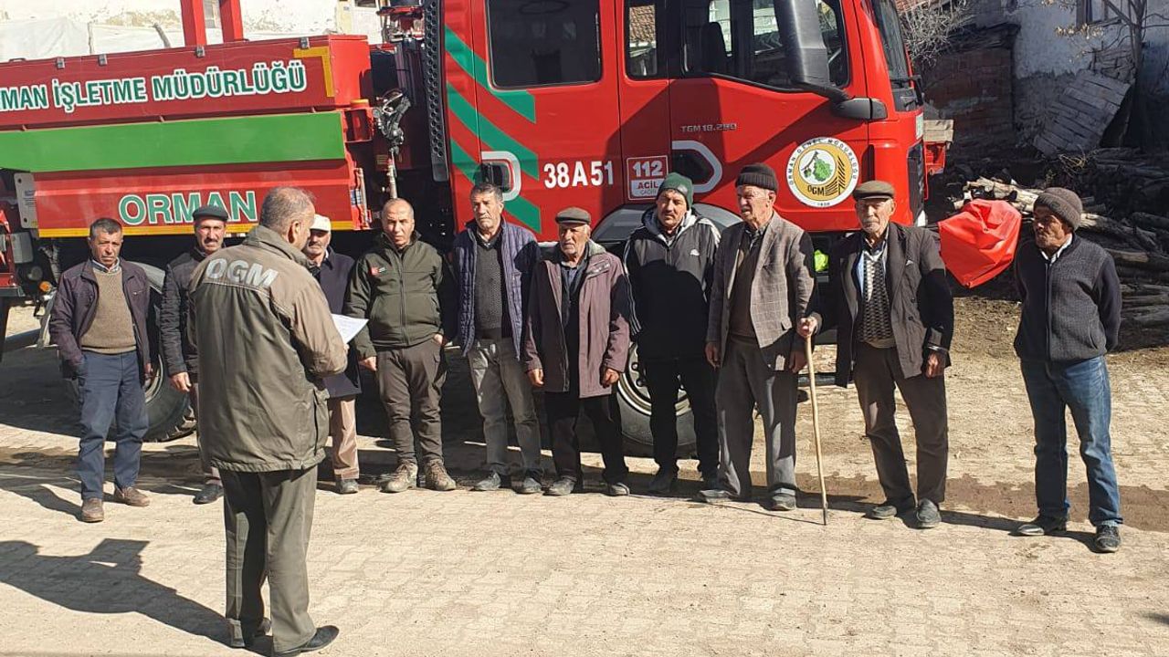 Yozgat'ta ekipler orman yangınları için sahada