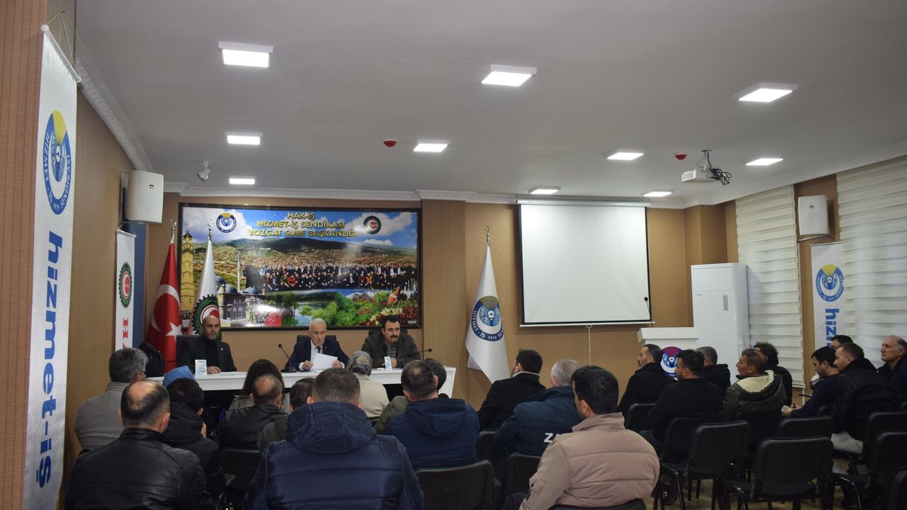 Hizmet İş Şube Başkanlığı şubat ayı toplantısını yaptı