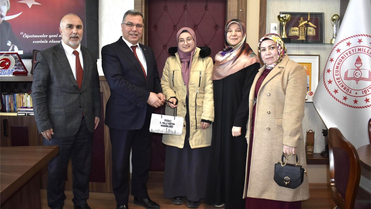 Yozgatlı öğrenci Kur'an-ı Kerim yarışmasında bölge ikincisi oldu!