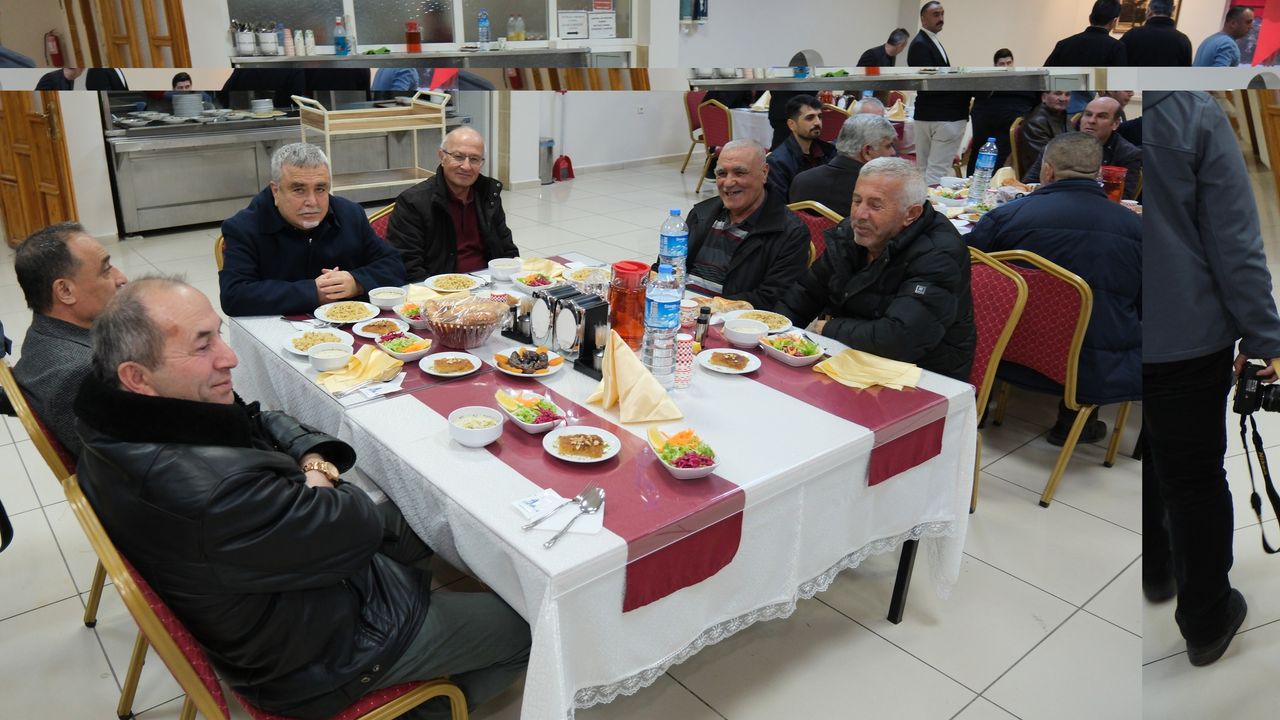 Yozgat’ta emekli işçilere iftar ve teşekkür yemeği
