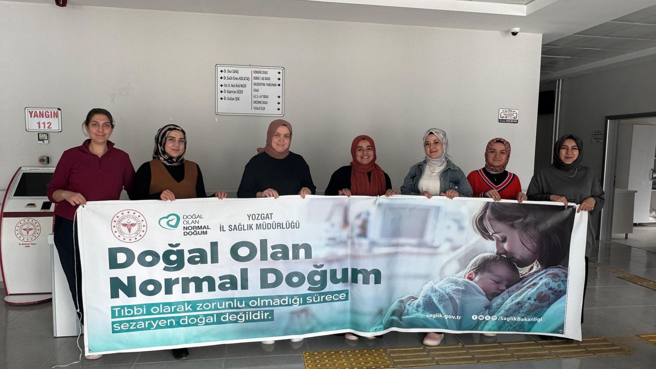 Yozgat'ta normal doğum eğitimleri düzenleniyor