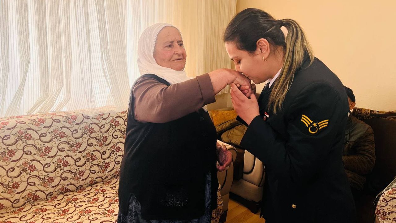 Yozgat Jandarmasından şehit ailesine ziyaret