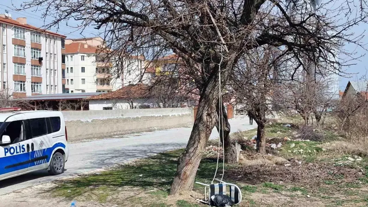 Çorum'da ağaca astığı iple hayatına son vermeye kalkıştı!