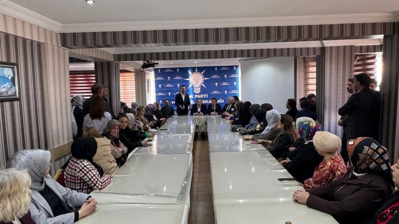 Akgül ve Şahan’dan AK Parti teşkilatına ziyaret