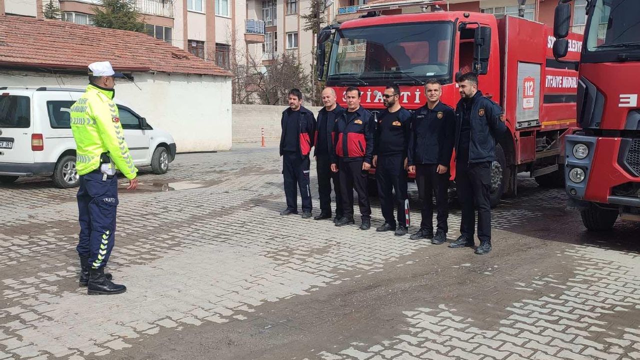Sorgun'da personele trafik eğitimi
