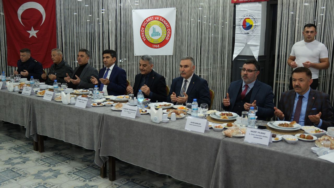 Yerköy Ticaret ve Sanayi Odasından iftar programı