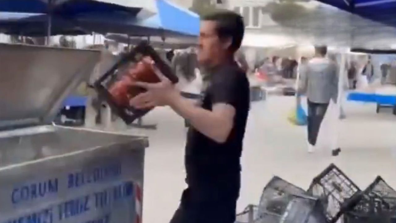 Domatesi çöpe döktü... 17,2 milyon TL para cezası yedi!