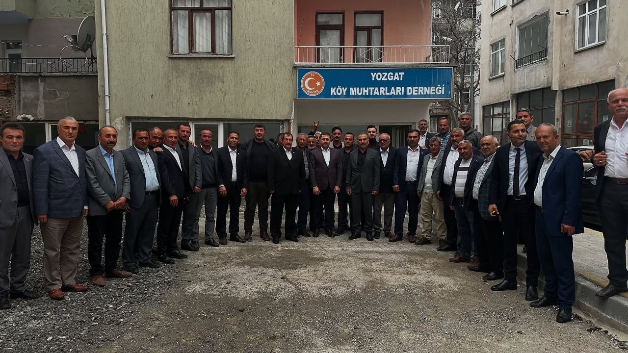 MHP Yozgat Milletvekili Ethem Sedef muhtarları ziyaret etti