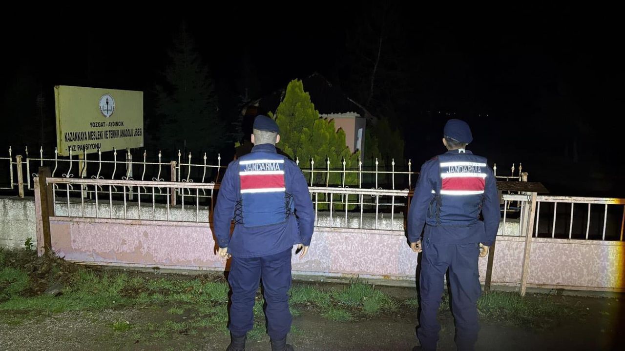 Yozgat'ta pansiyon çevresinde denetim!
