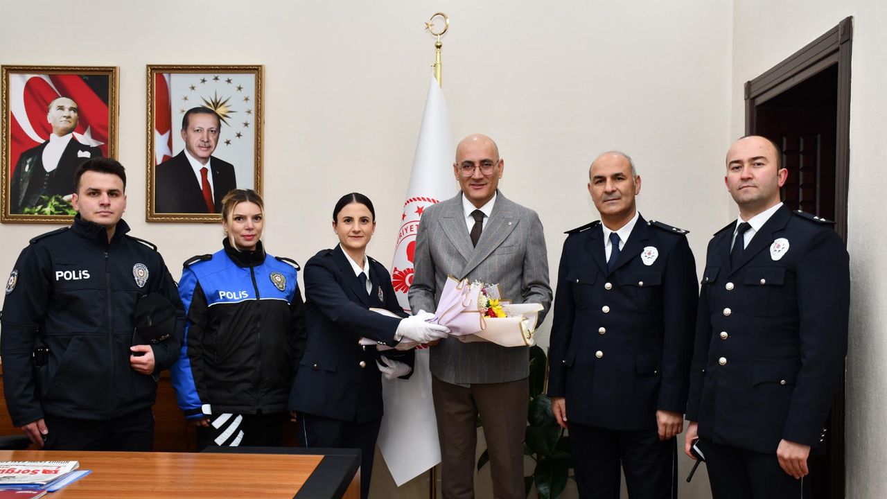 Sorgun emniyeti Kaymakam Aydın'ı ziyaret etti
