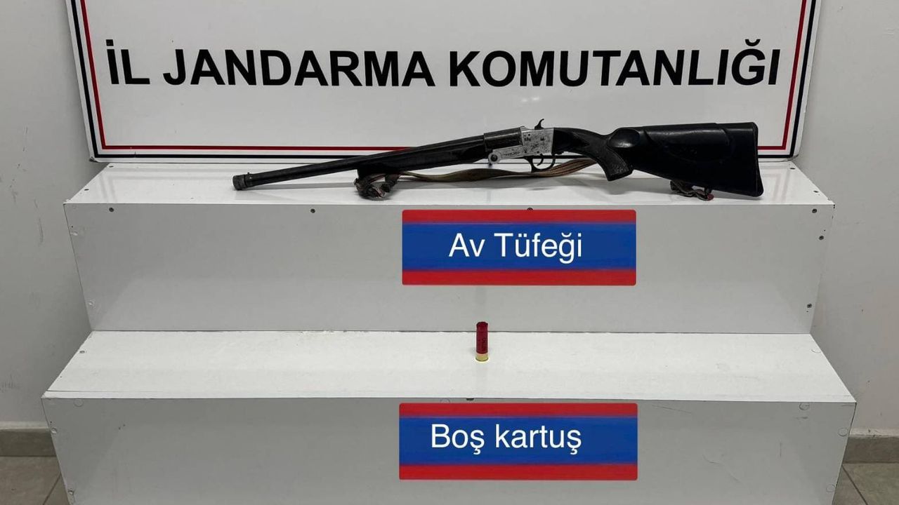 Yozgat'ta ruhsatsız av tüfeği ele geçirildi