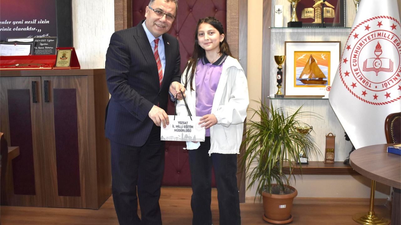 Yozgat'ta öğrencilerden Altınkaynak'a ziyaret