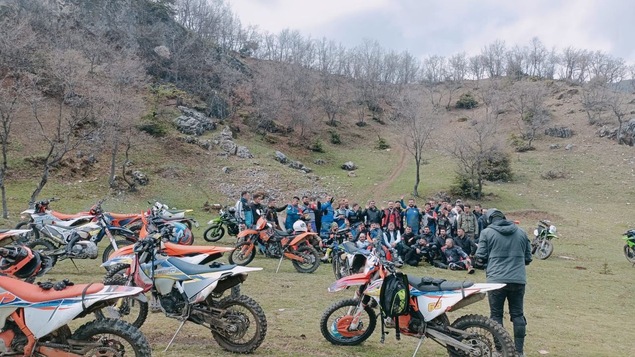 Enduro tutkunları Aydıncık’ta buluştu!