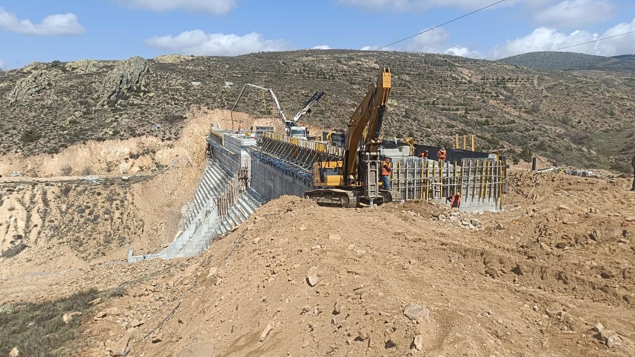 DSİ Bölge Müdürü Şahin çalışmaları yerinde inceledi