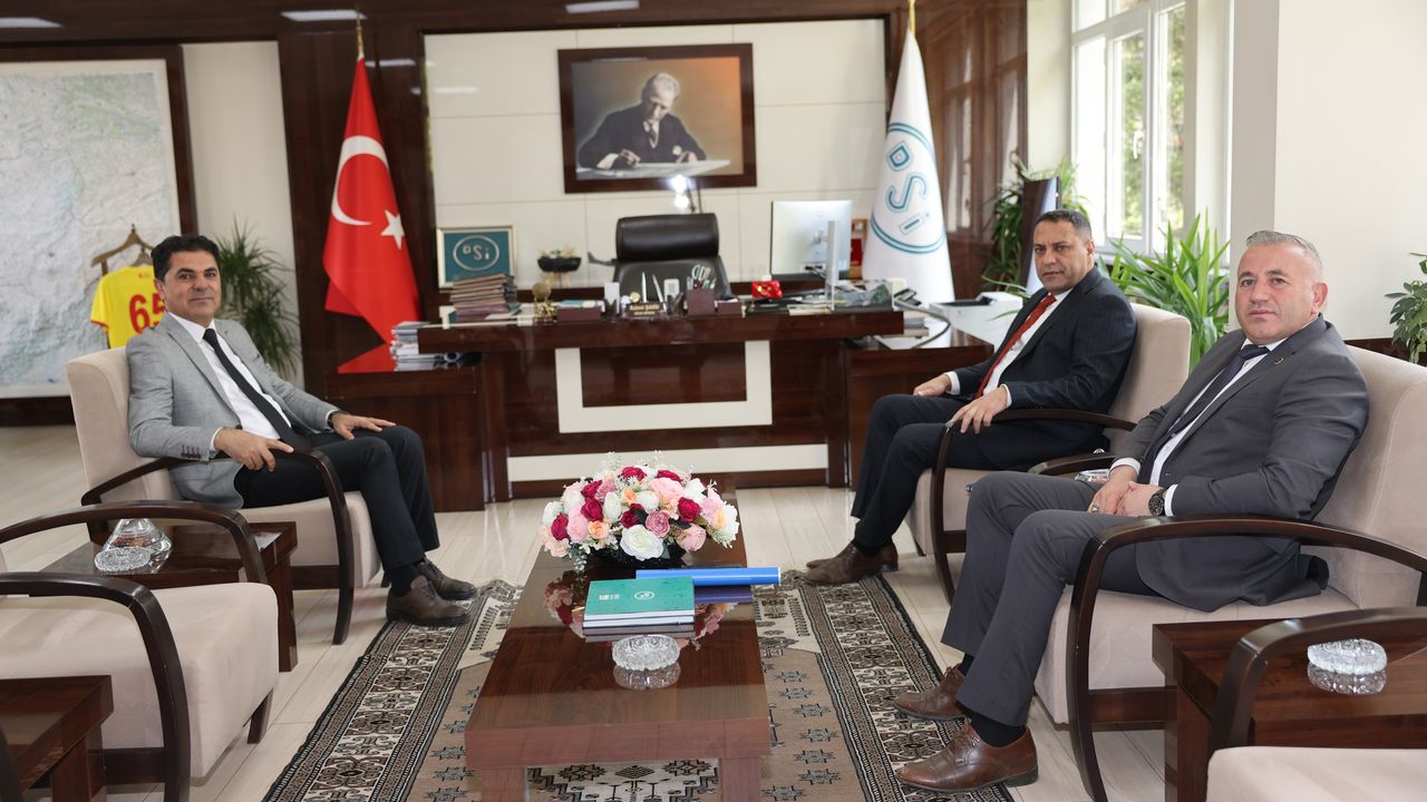 Başkanlardan DSİ’ye ziyaret: Yatırımlar masaya yatırıldı