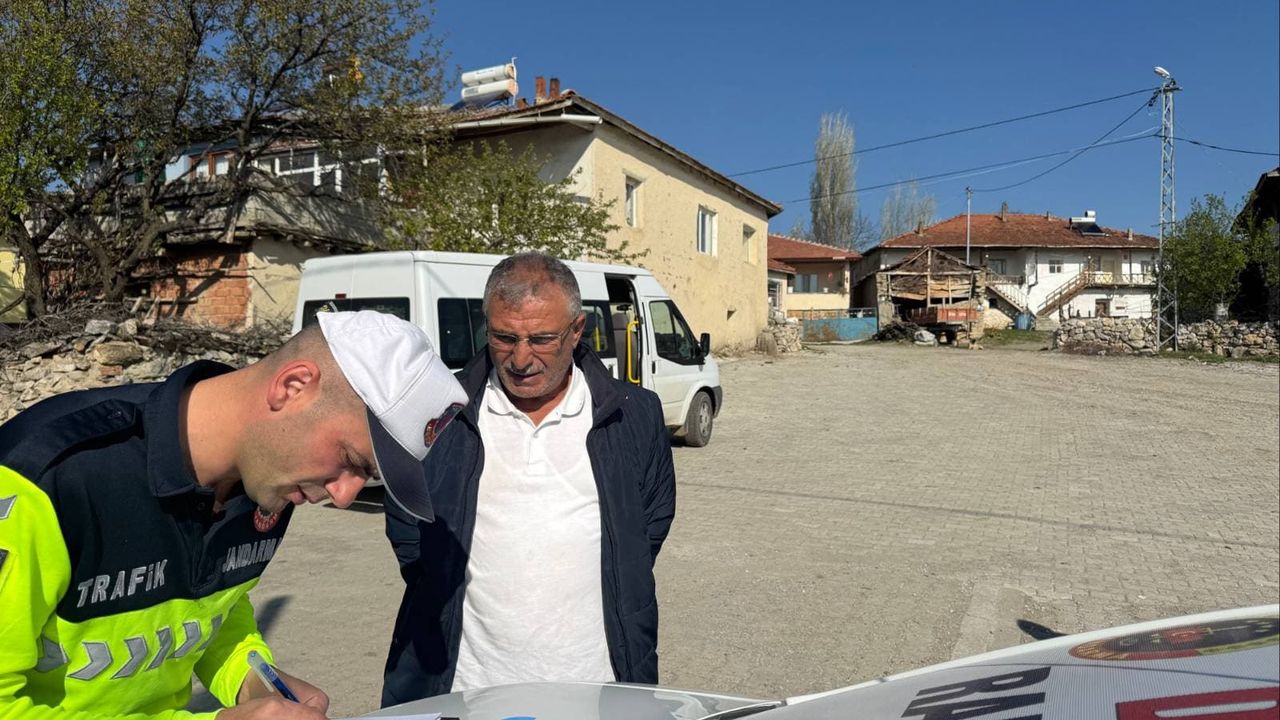 Yozgat'ın ilçelerinden servis araçlarına denetim