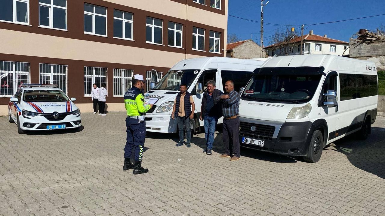 Yozgat’ta öğrenci servislerine denetim!