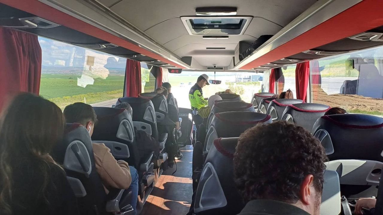 Yozgat'ta jandarmadan trafik denetimi