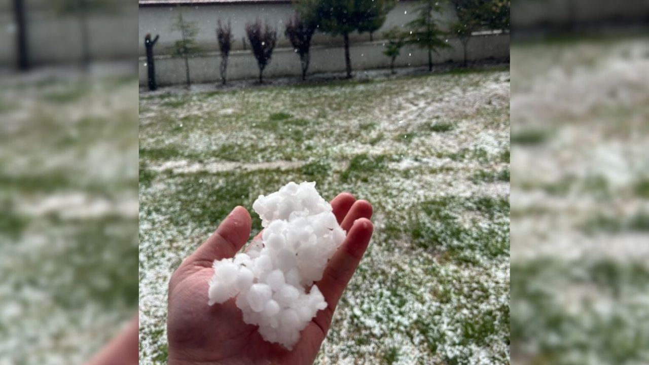 Yozgat'ta dolu yağışı hayatı olumsuz etkiledi