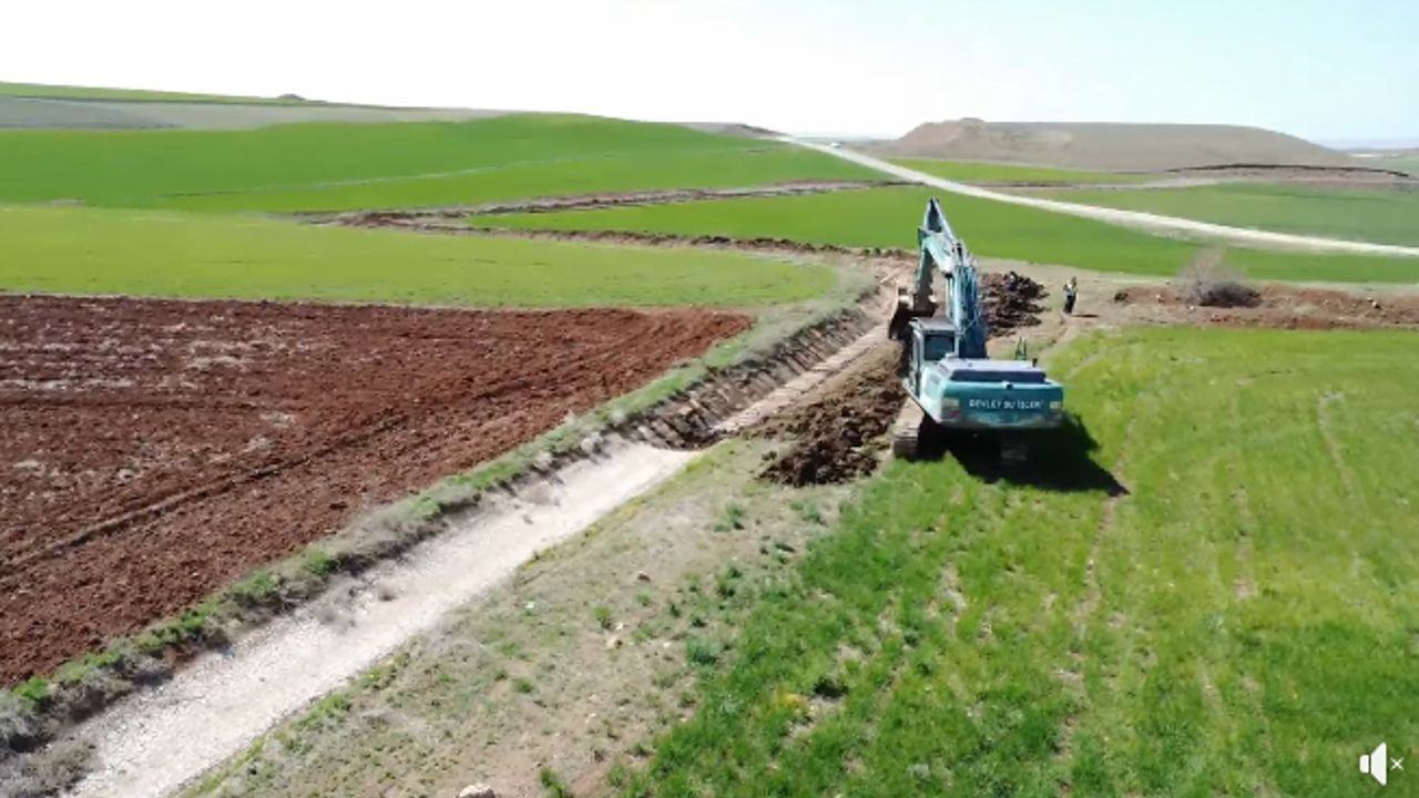 Yerköy'de sulama kanalları temizlendi