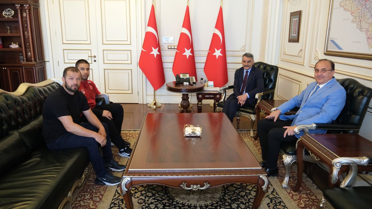 Yozgat Valisi Avrupa üçüncüsünü ağırladı