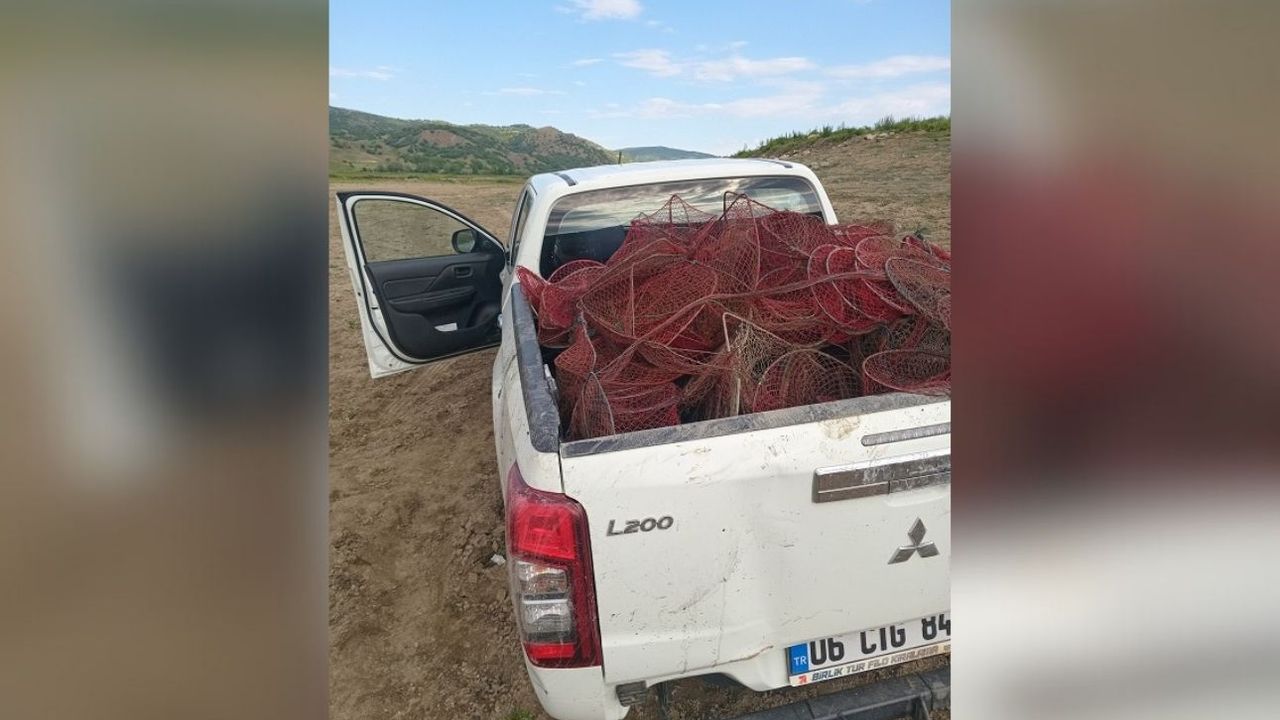 Yozgat'ta yasa dışı avcılık ekipmanlarına el konuldu!