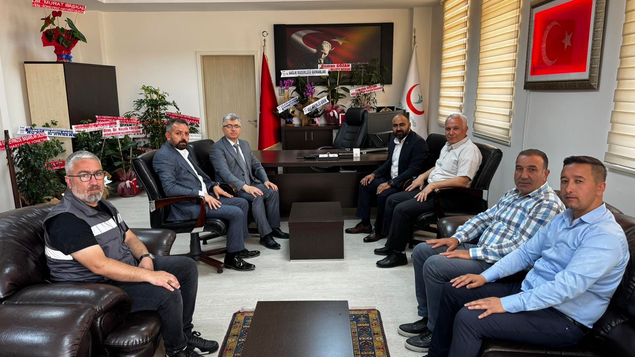 Öz Sağlık İş’ten Karaarslan’a hayırlı olsun ziyareti