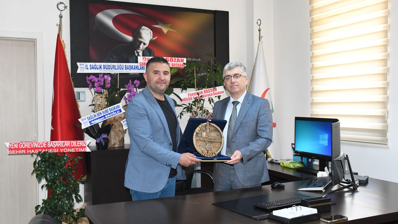 Kozan’dan yeni İl Sağlık Müdürü'ne hayırlı olsun ziyareti