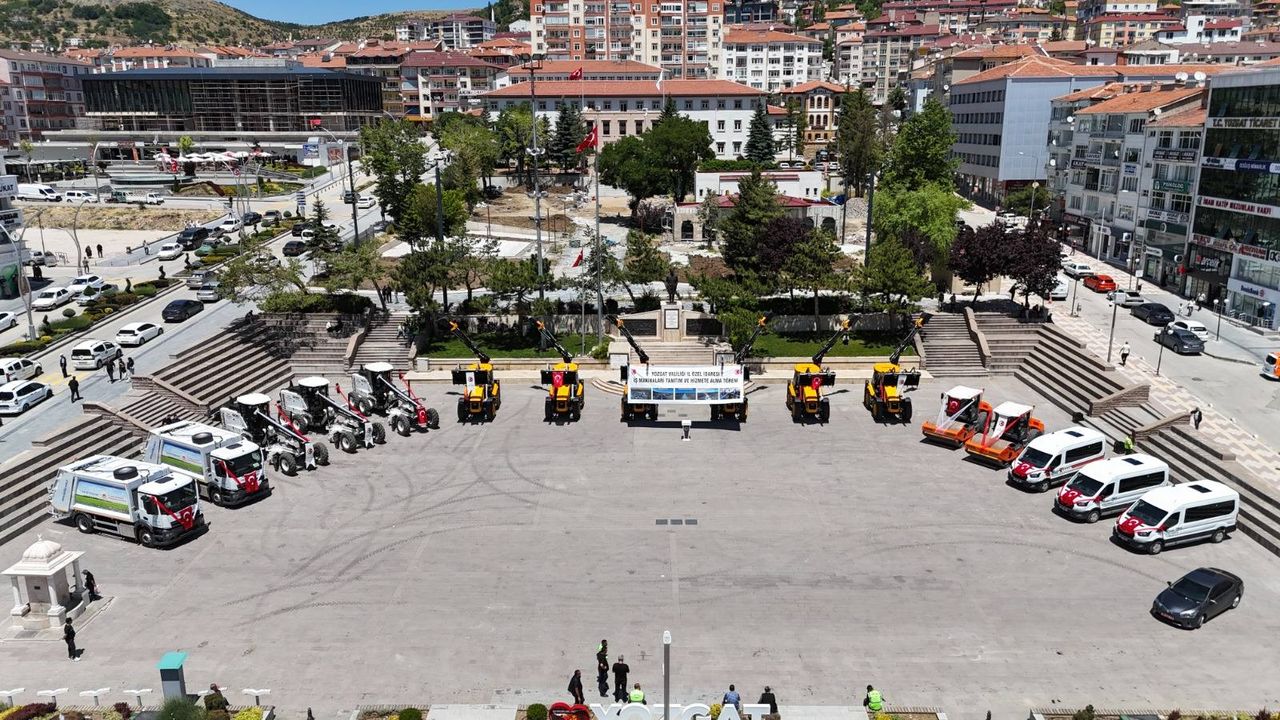 Hizmet kalitesi artıyor: Yozgat’a 45 yeni araç!