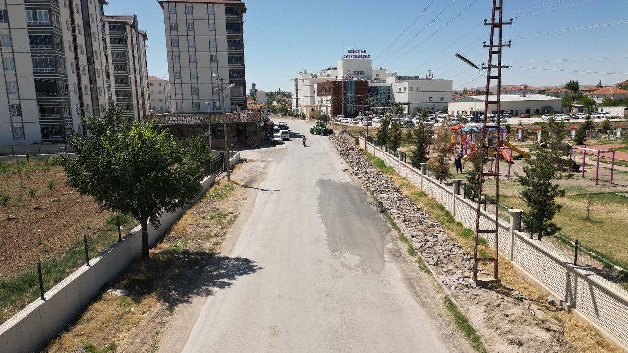 Boğazlıyan’da yeni yol çalışması