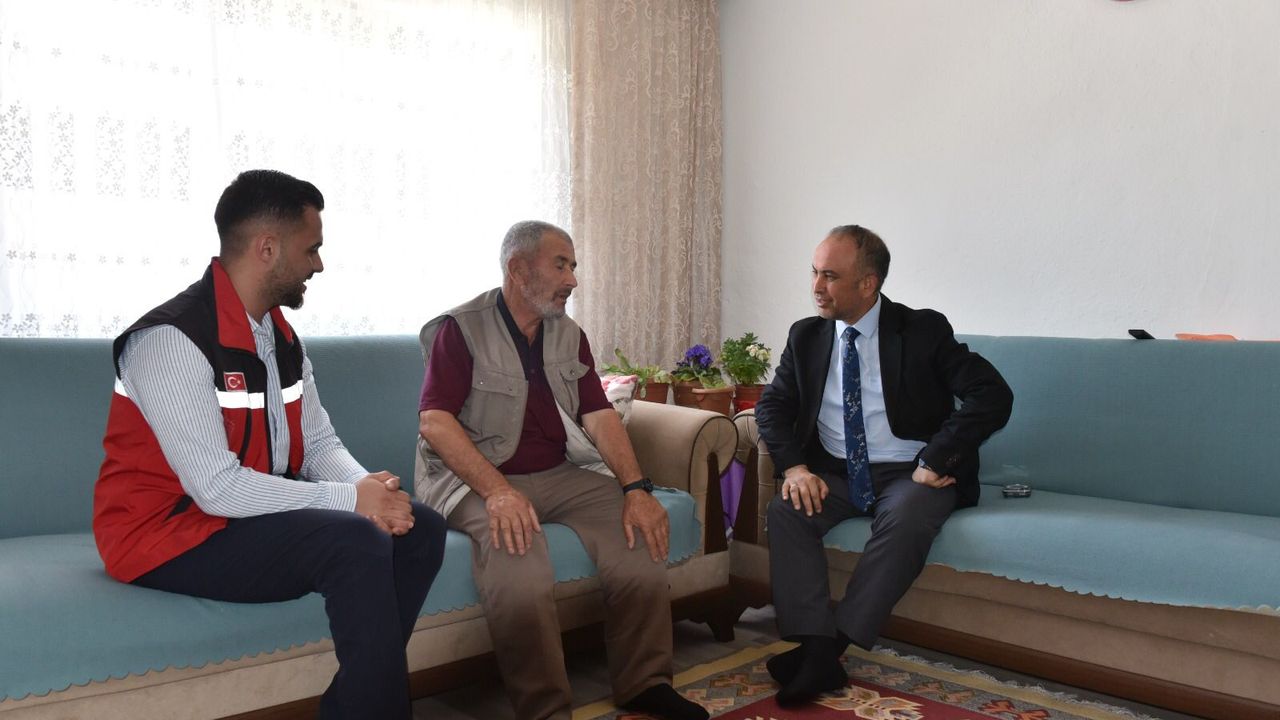 Yozgat'ta şehit ailesine anlamlı ziyaret