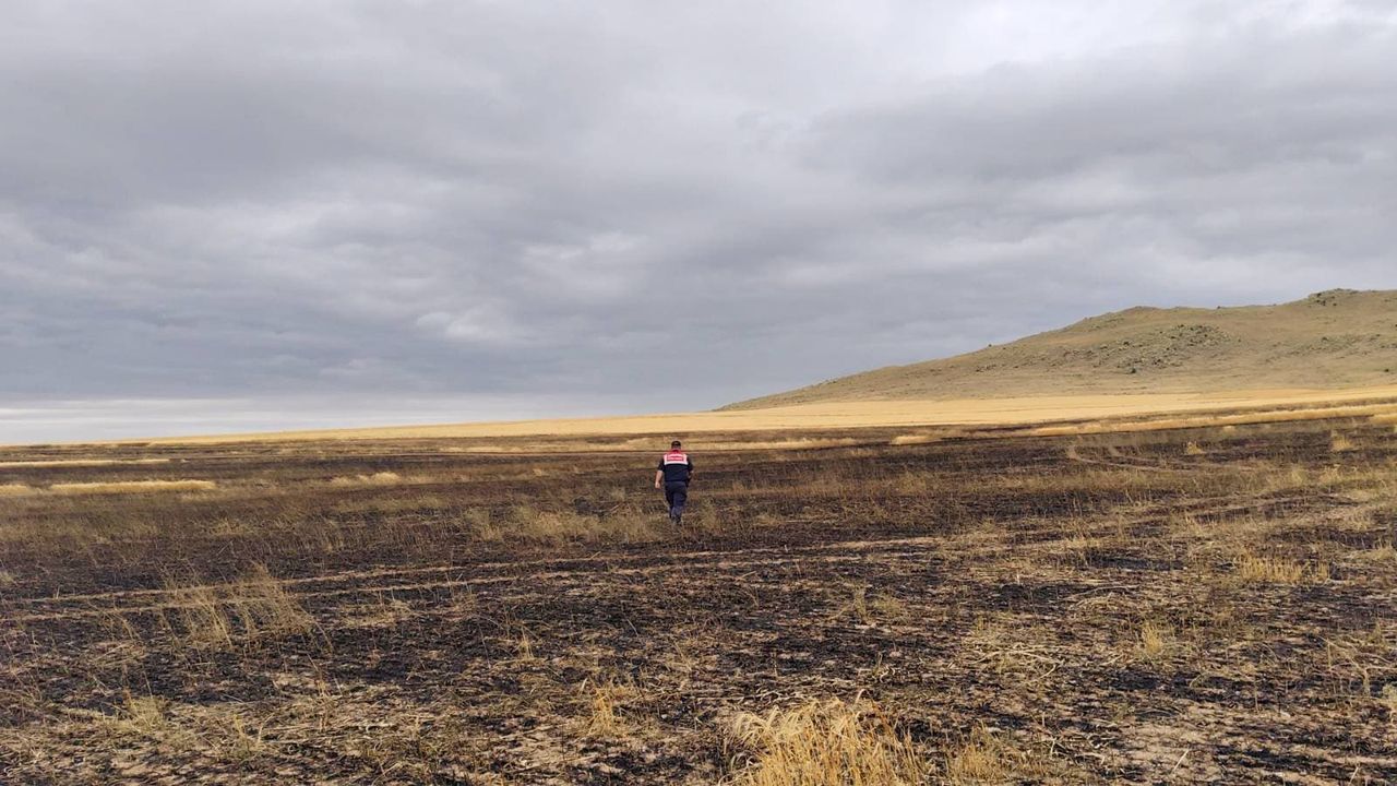 Yozgat'ta yangın sonrası inceleme